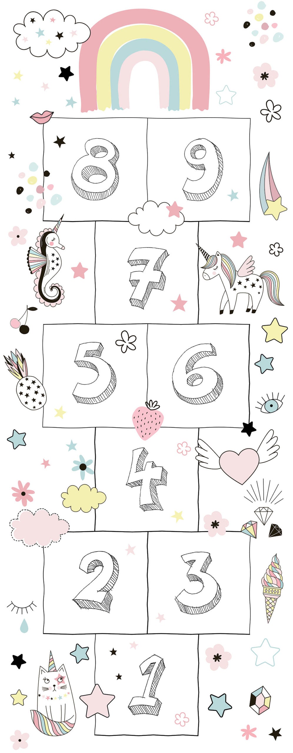 שטיח ויניל - דגם קלאס Unicorn