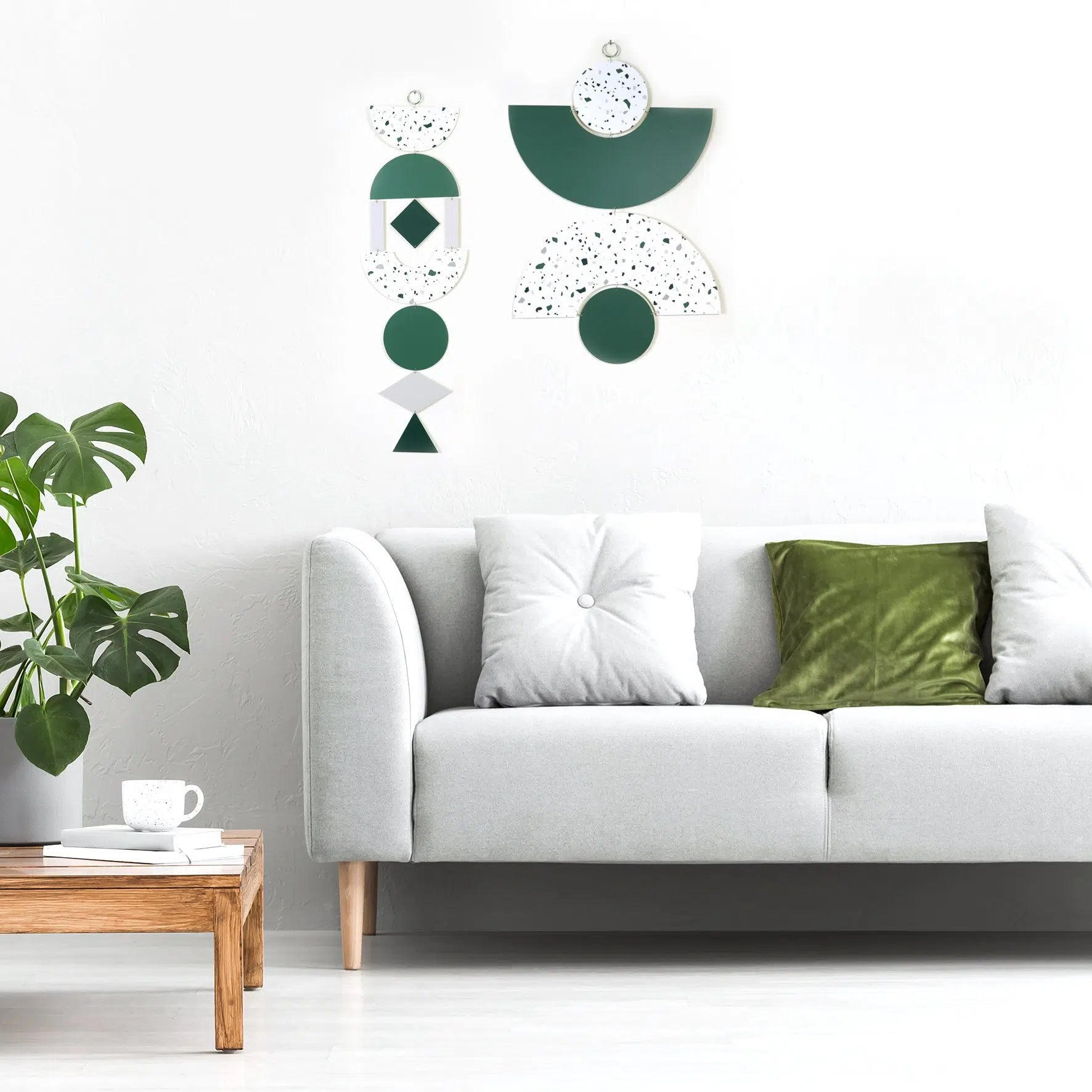 עודפים - תכשיט קיר - No.4 Green Terrazzo Schindler