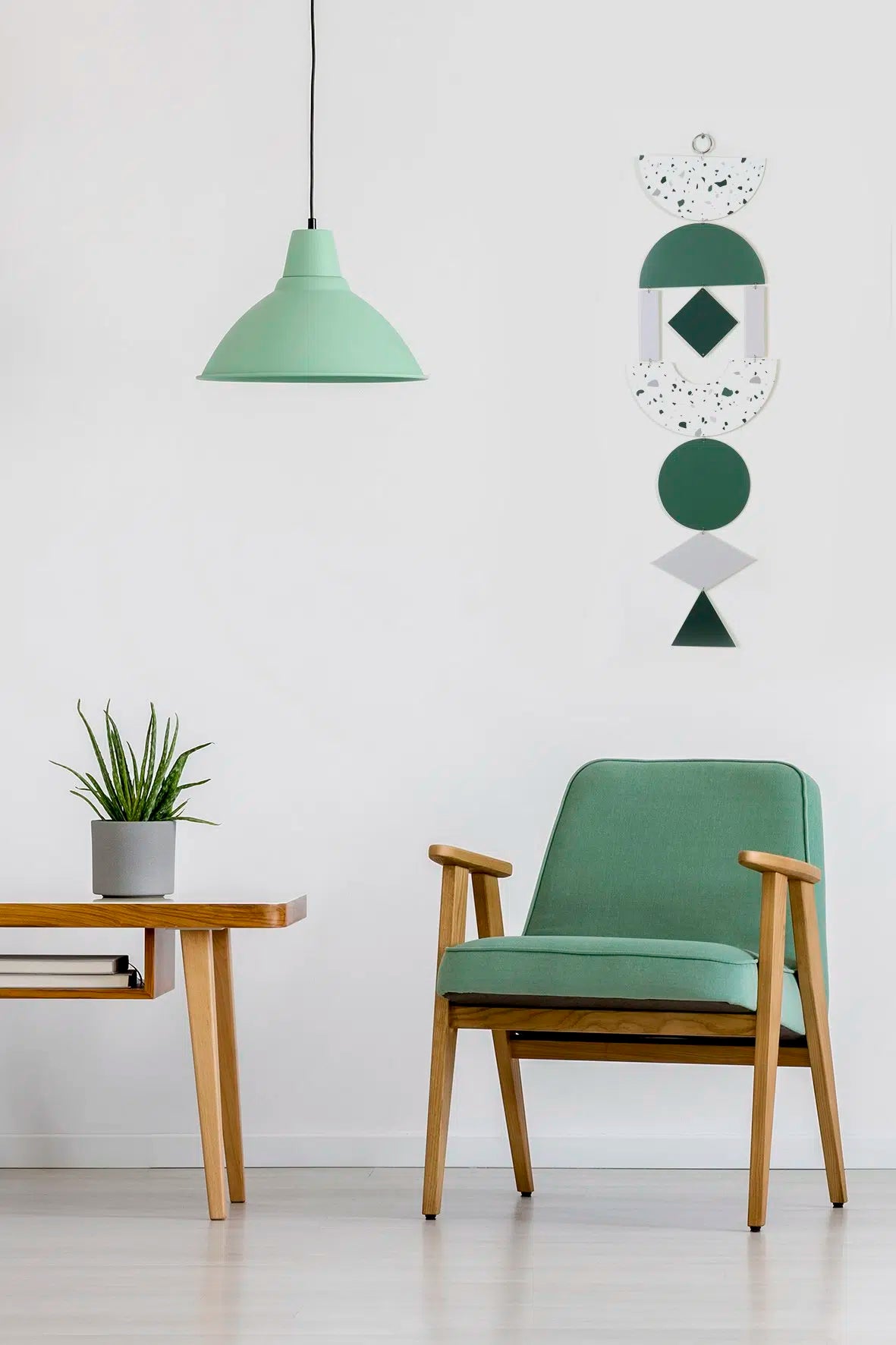 עודפים - תכשיט קיר - No.4 Green Terrazzo Schindler