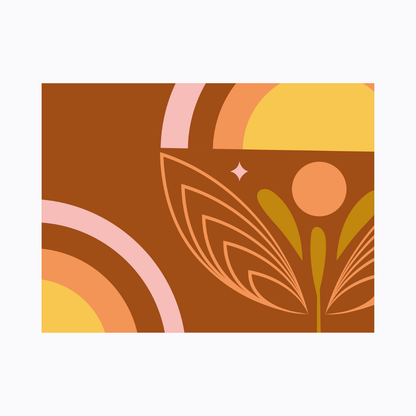 רביעיית פלייסמט ויניל רטרו - ישר מהבוידעם