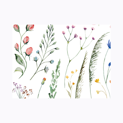 סט ראנר ופלייסמטים ויניל - דגם בראשית הבר