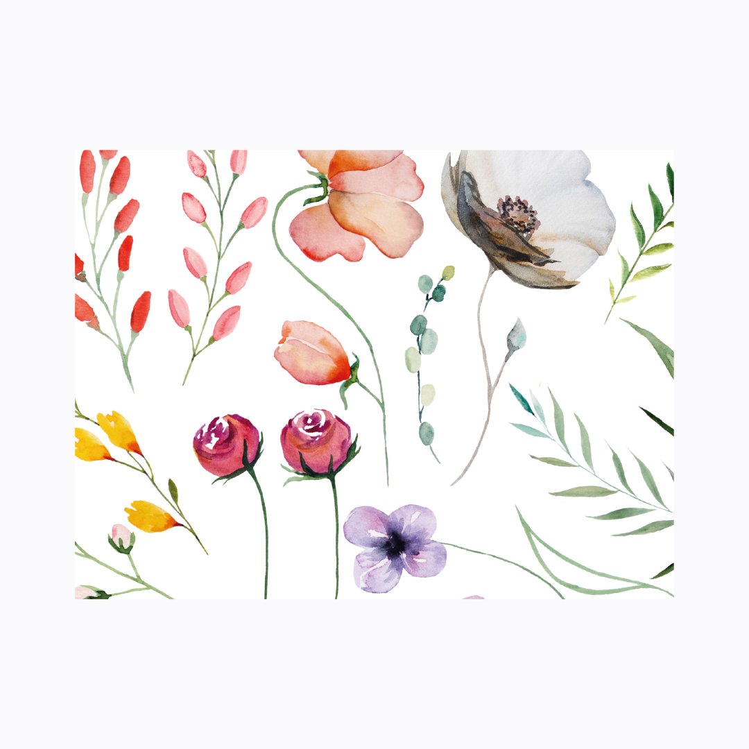 סט ראנר ופלייסמטים ויניל - דגם בראשית הבר