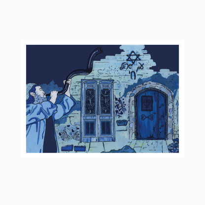 הדפס אומנותי מקורי - אני מצפת