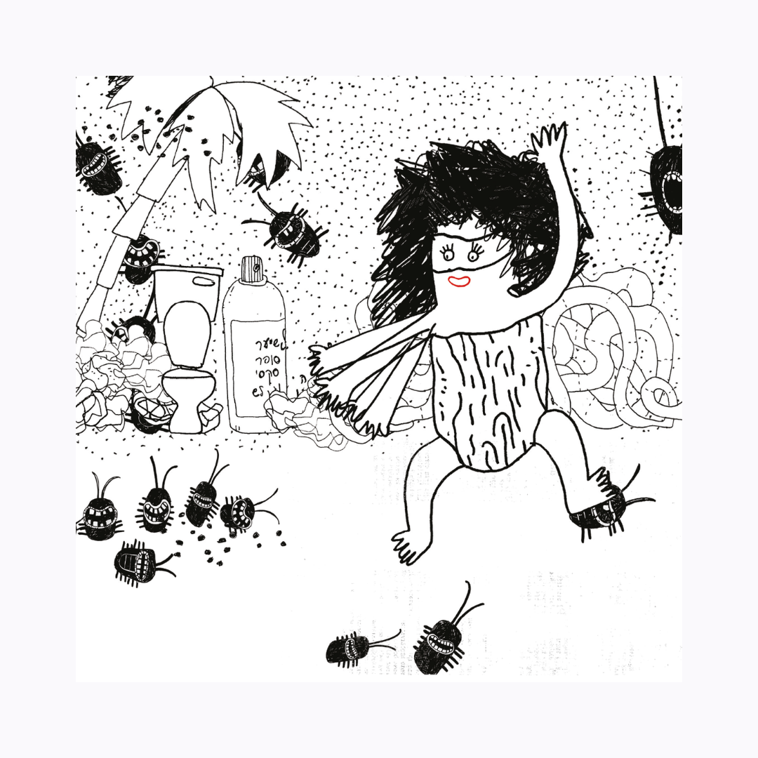 הדפס אומנותי מקורי - נטשה והג'וקים