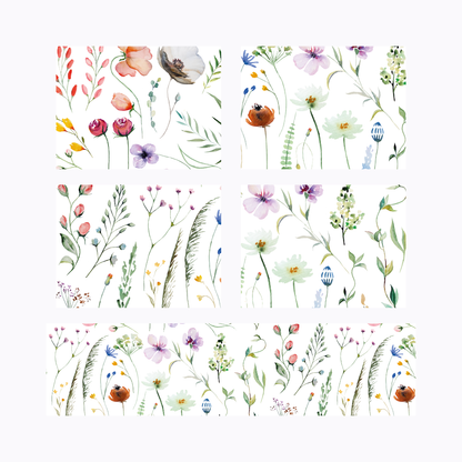 סט ראנר ופלייסמטים ויניל - דגם בראשית הבר