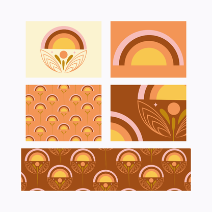 סט ראנר ופלייסמטים ויניל רטרו - ישר מהבוידעם