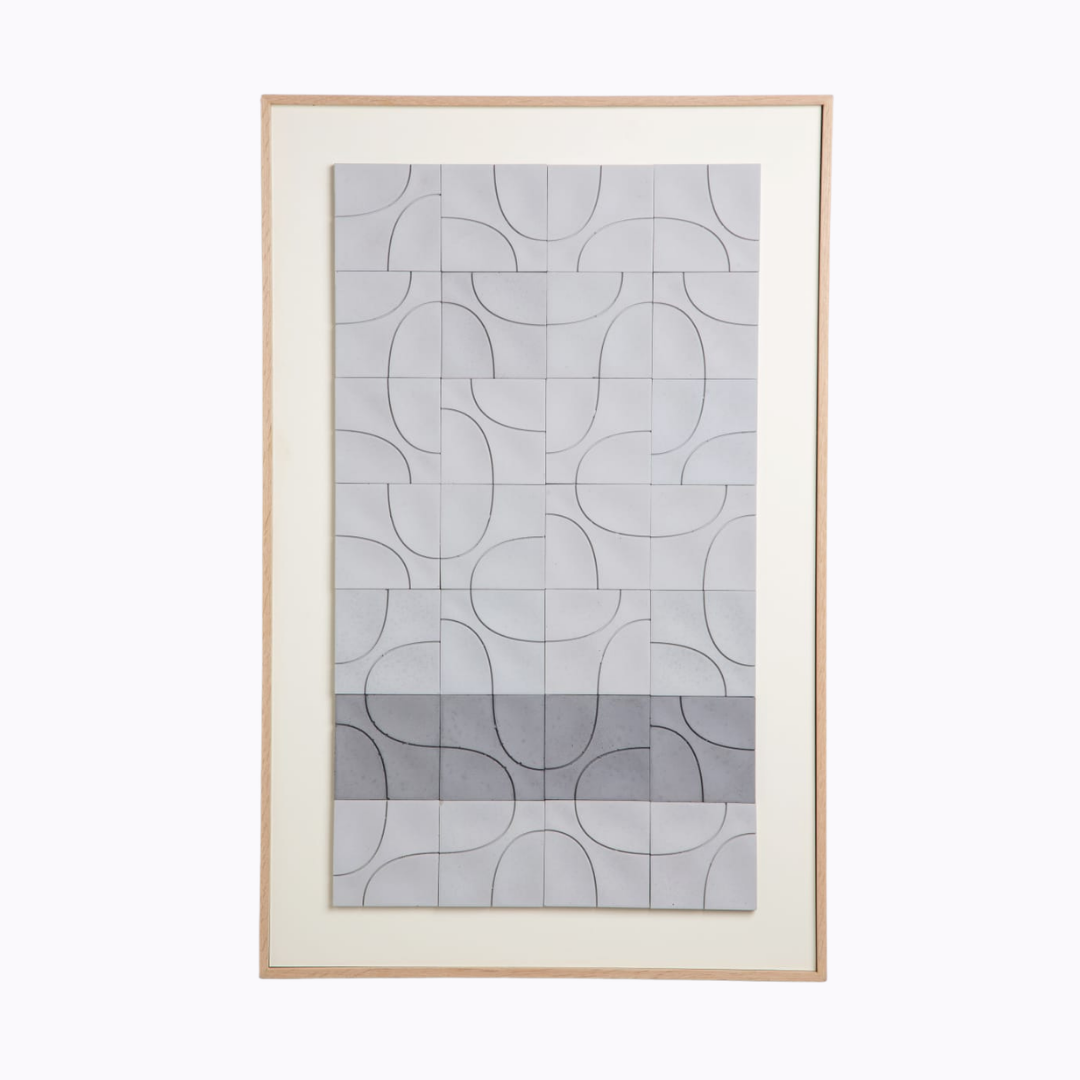 תבליט אריחי בטון - דגם קשתות