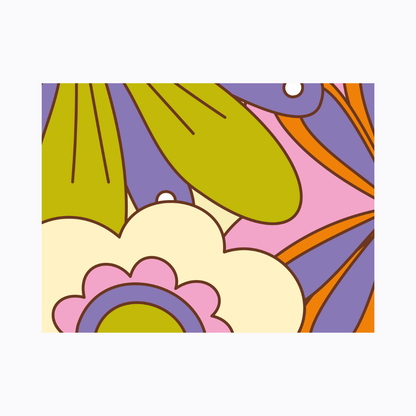 סט ראנר ופלייסמטים - פריחת הפיקה