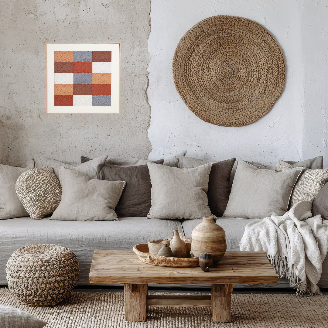 תבליט אריחי בטון - דגם דמשק