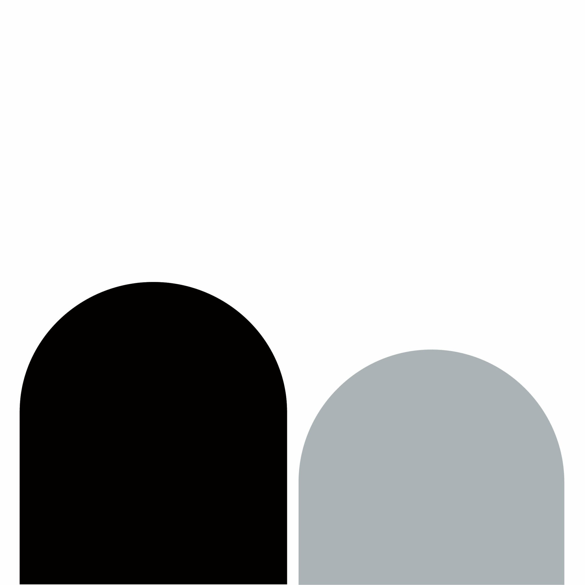 זוג מדבקות טפט במגוון צבעים - דגם קשתות