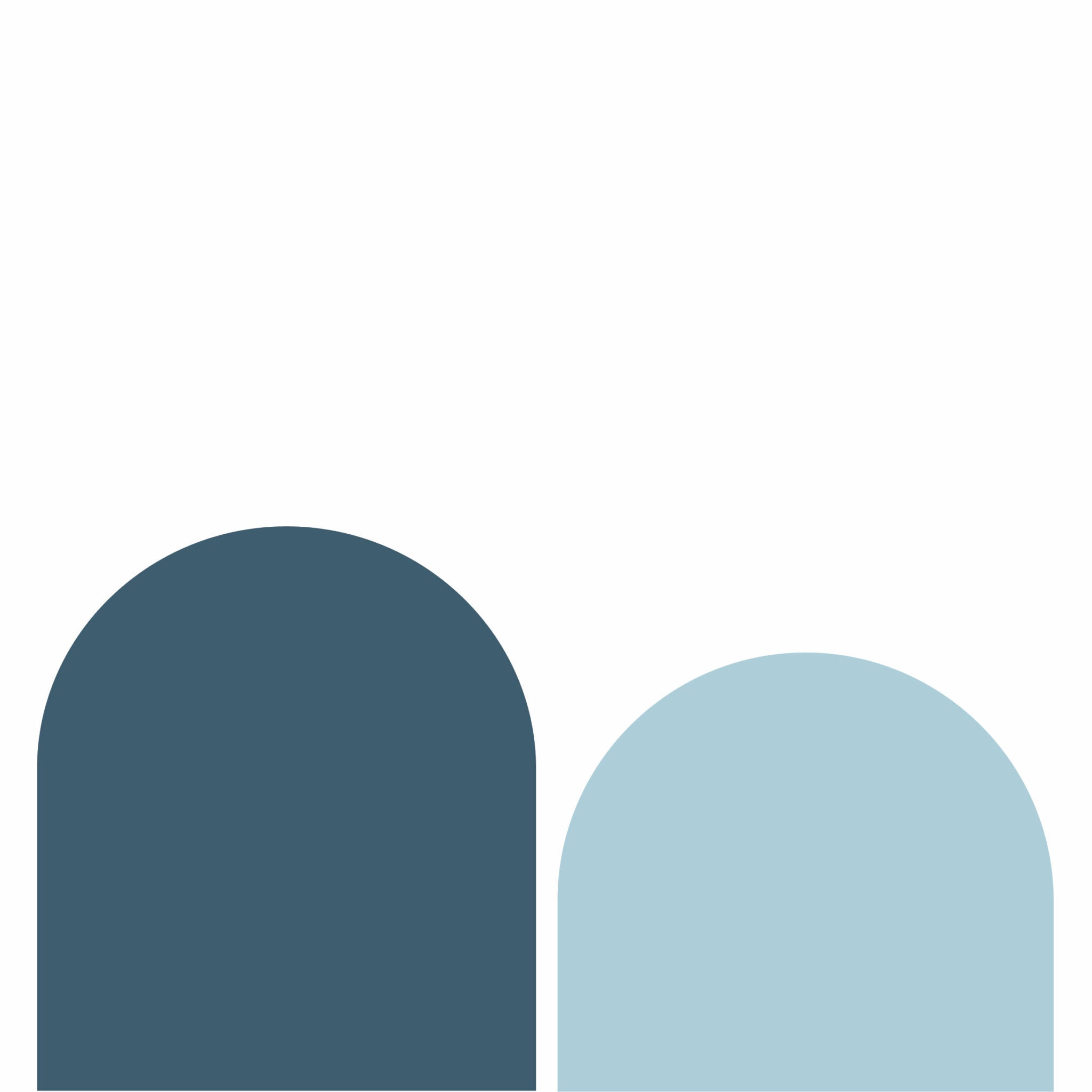 זוג מדבקות טפט במגוון צבעים - דגם קשתות