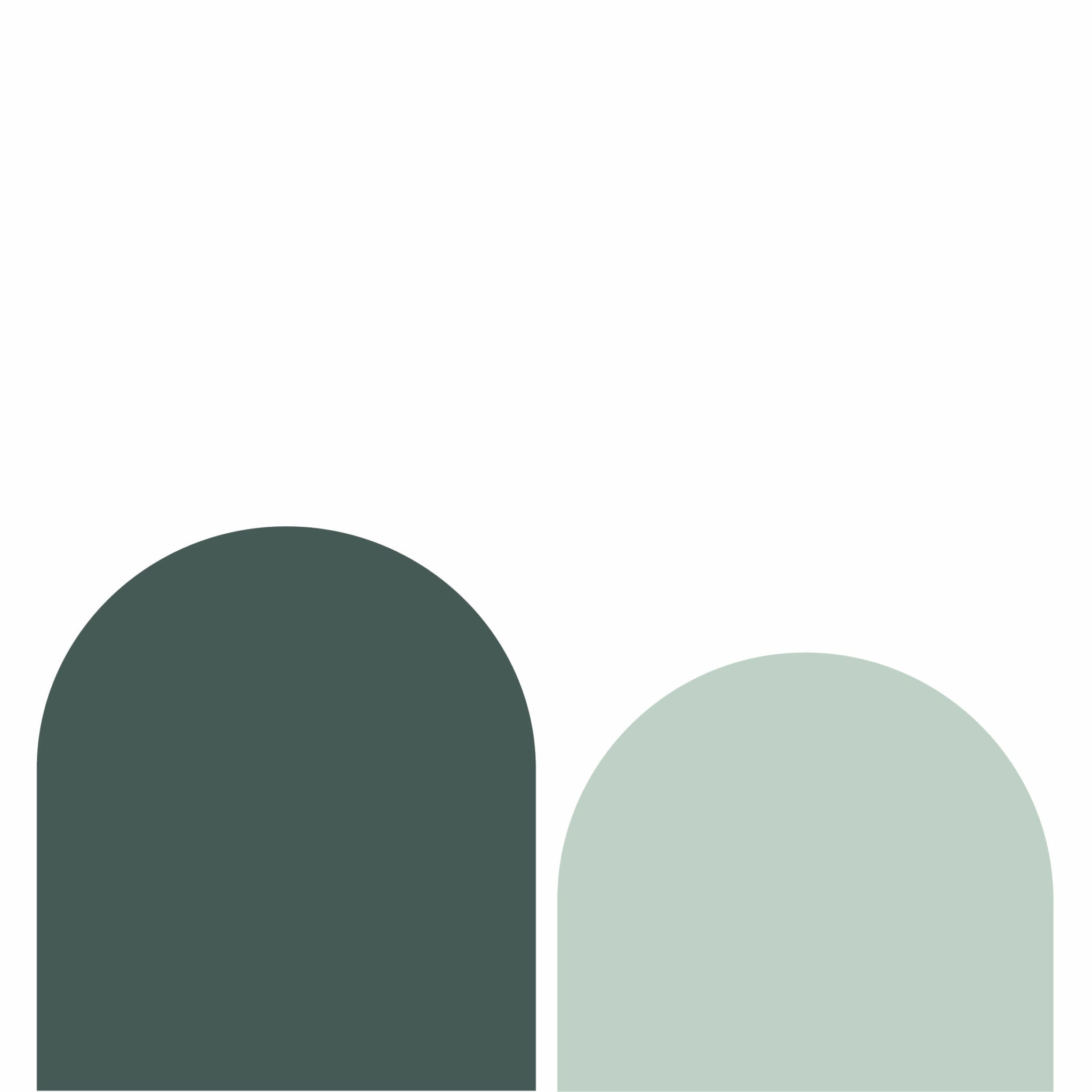 זוג מדבקות טפט במגוון צבעים - דגם קשתות