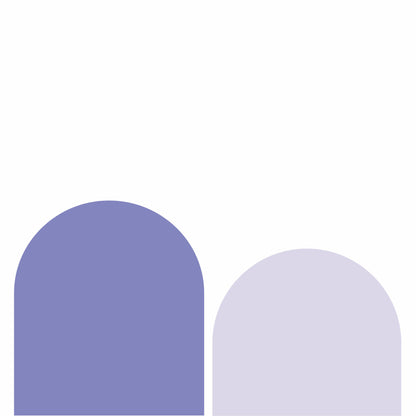 זוג מדבקות טפט במגוון צבעים - דגם קשתות