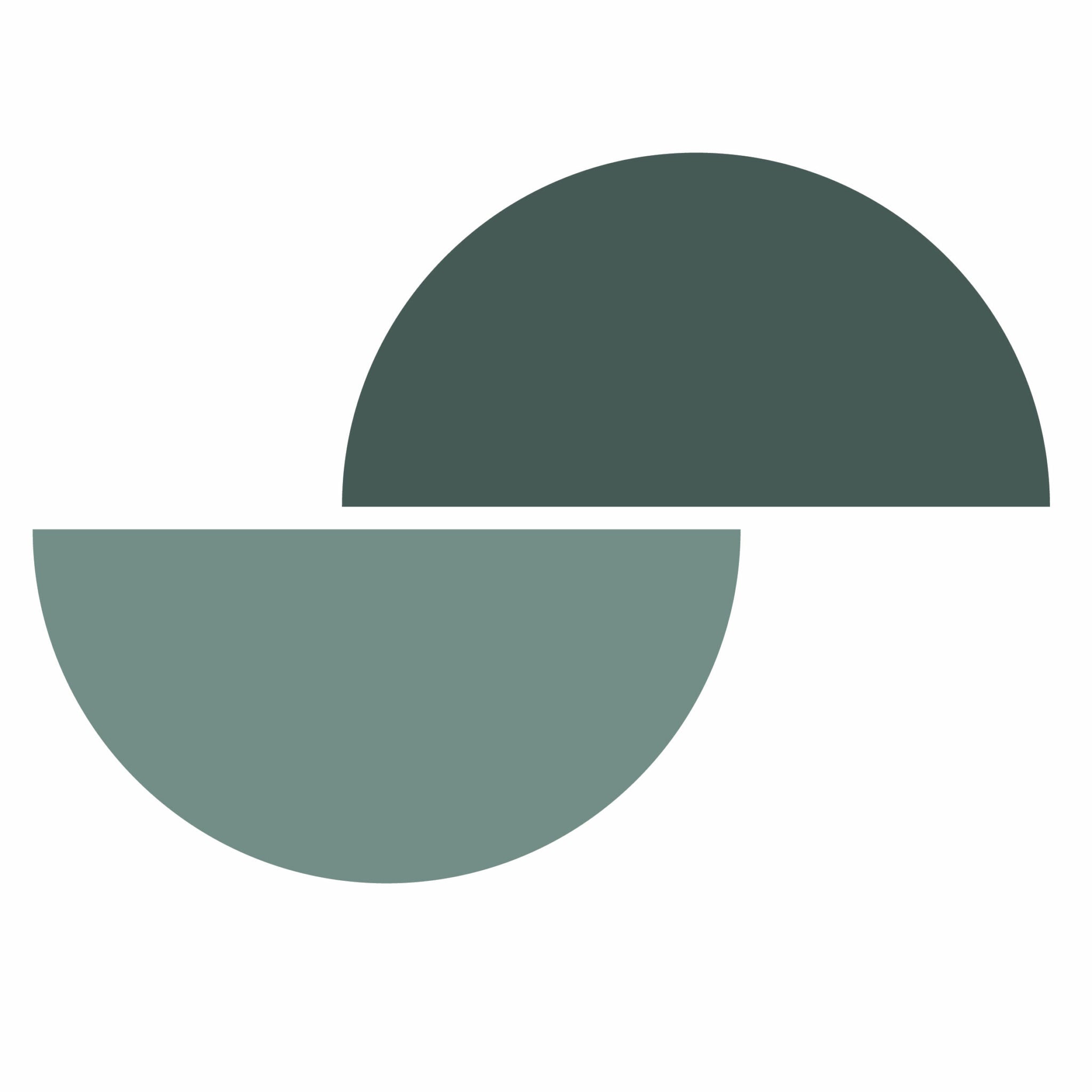 זוג מדבקות טפט במגוון צבעים - דגם חצי עיגול