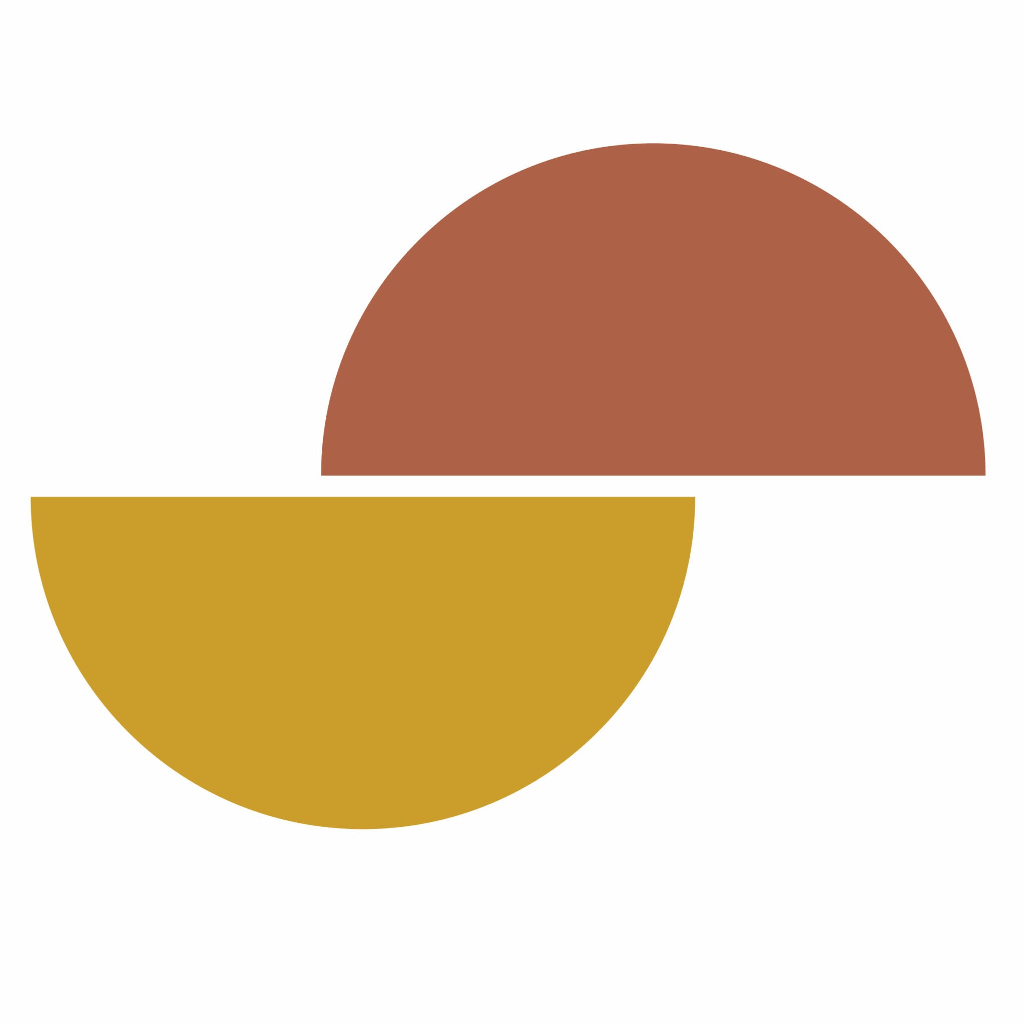 זוג מדבקות טפט במגוון צבעים - דגם חצי עיגול