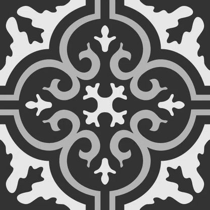 מדבקות אריחים דגם - Tiles אפור