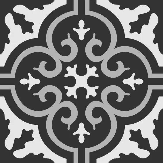 מדבקות אריחים דגם - Tiles אפור