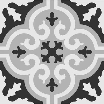 מדבקות אריחים דגם - Tiles אפור