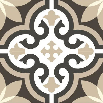 מדבקות אריחים דגם - Tiles חום