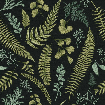 טפט לקיר - דגם  רישום עלים