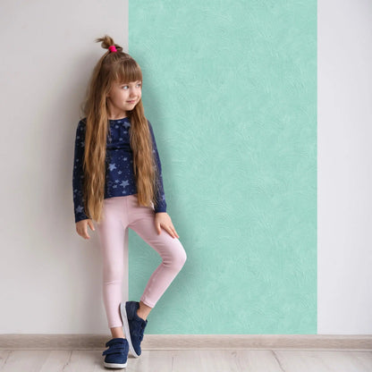 טפט לקיר - דגם בטון מנטה