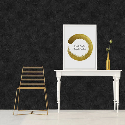 טפט לקיר - דגם בטון שחור