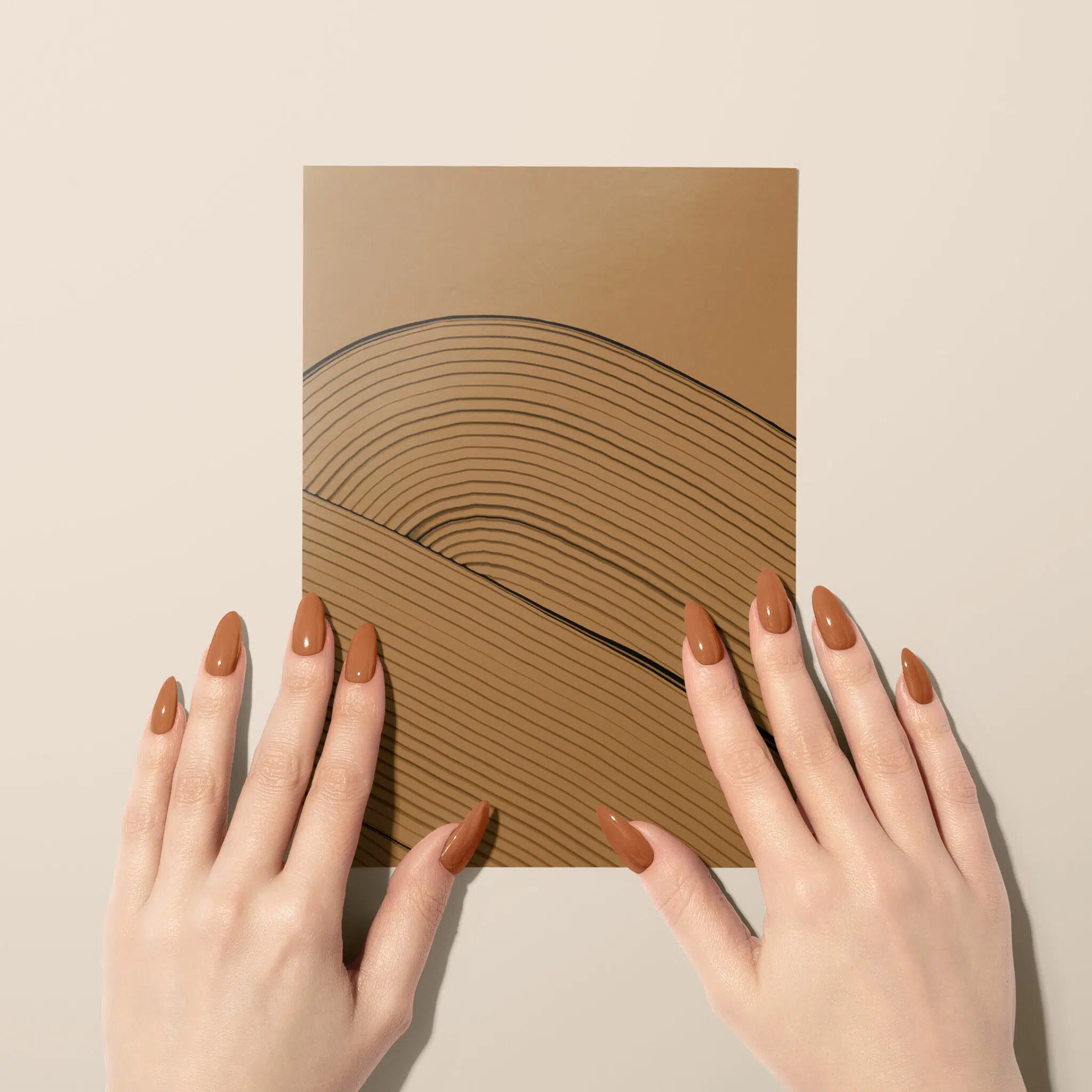 סט 4 גלויות - Brush