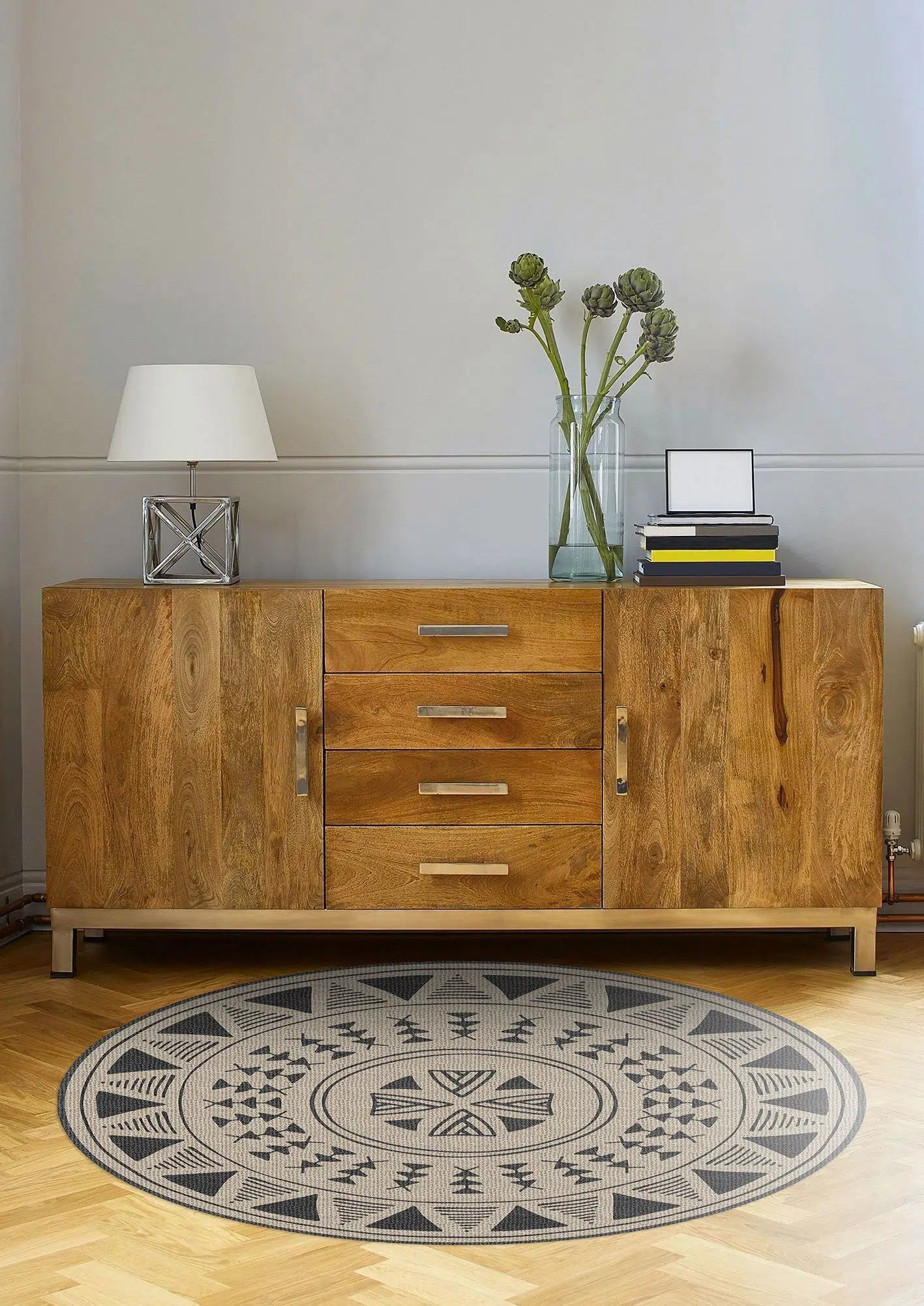 שטיח ויניל עגול - דגם Hodor