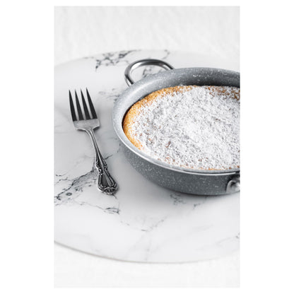 פלייסמט ויניל - עגול White Marble