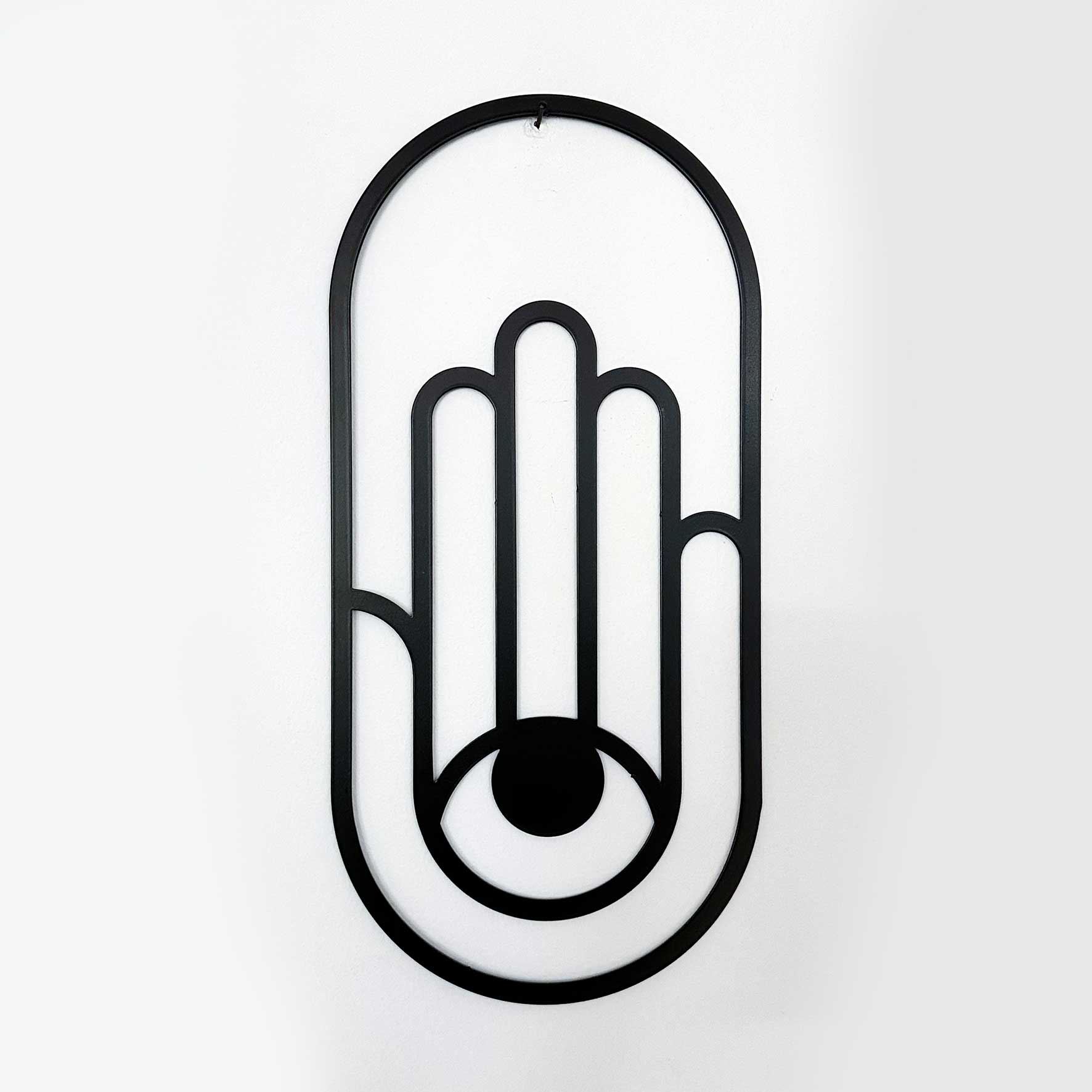 תכשיט קיר מתכת - חמסה