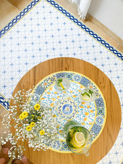 פלייסמט ויניל עגול - דגם Sicily