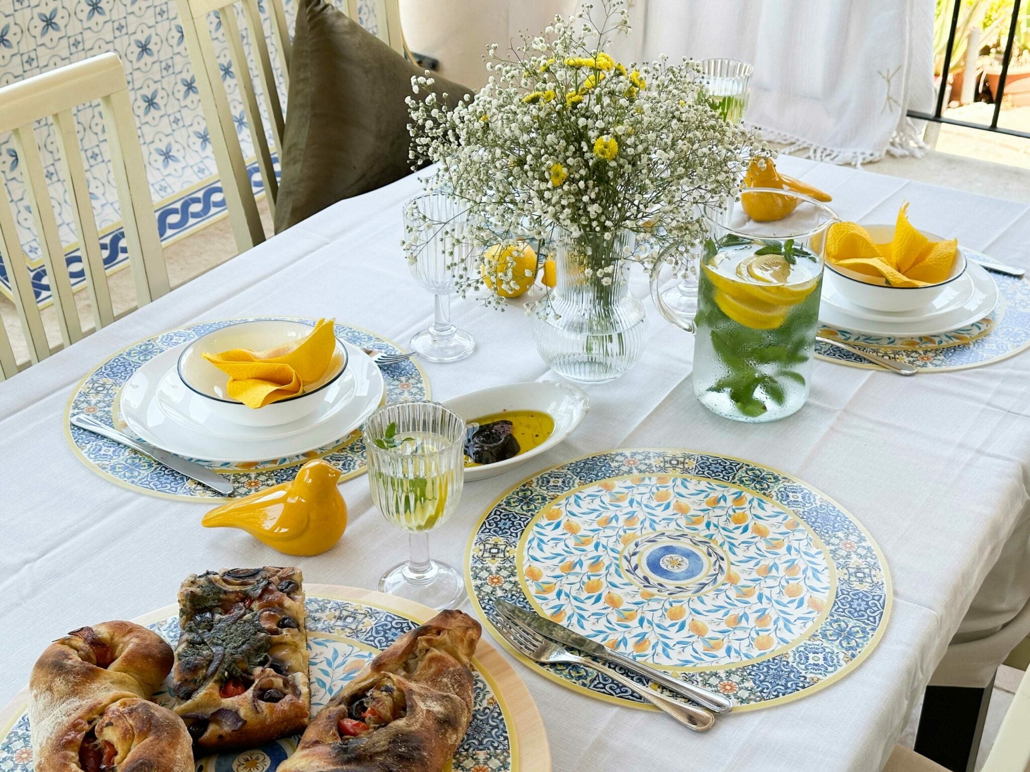 פלייסמט ויניל - עגול Sicily