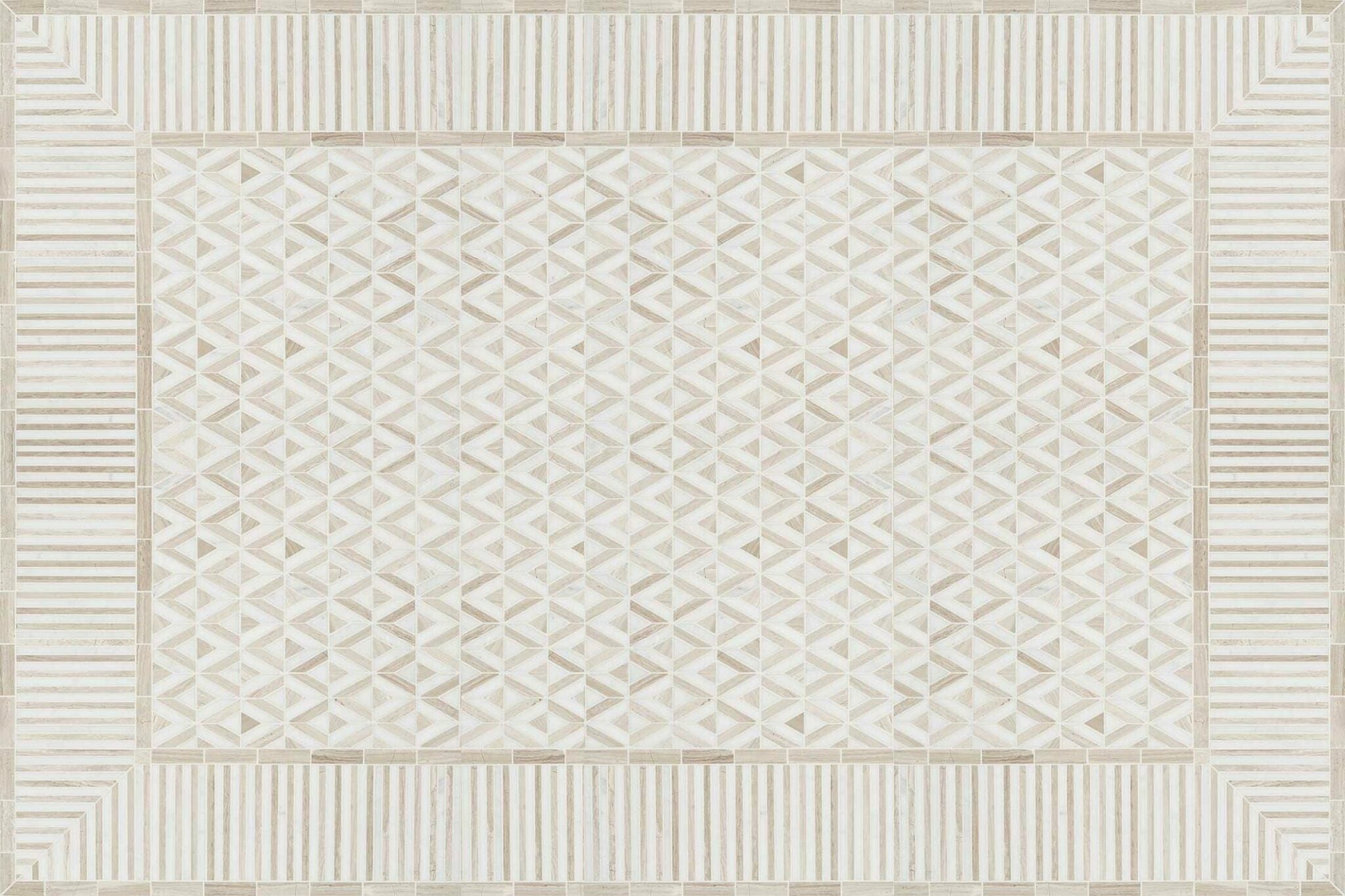 שטיח ויניל - דגם Moroccan Geometric Floor