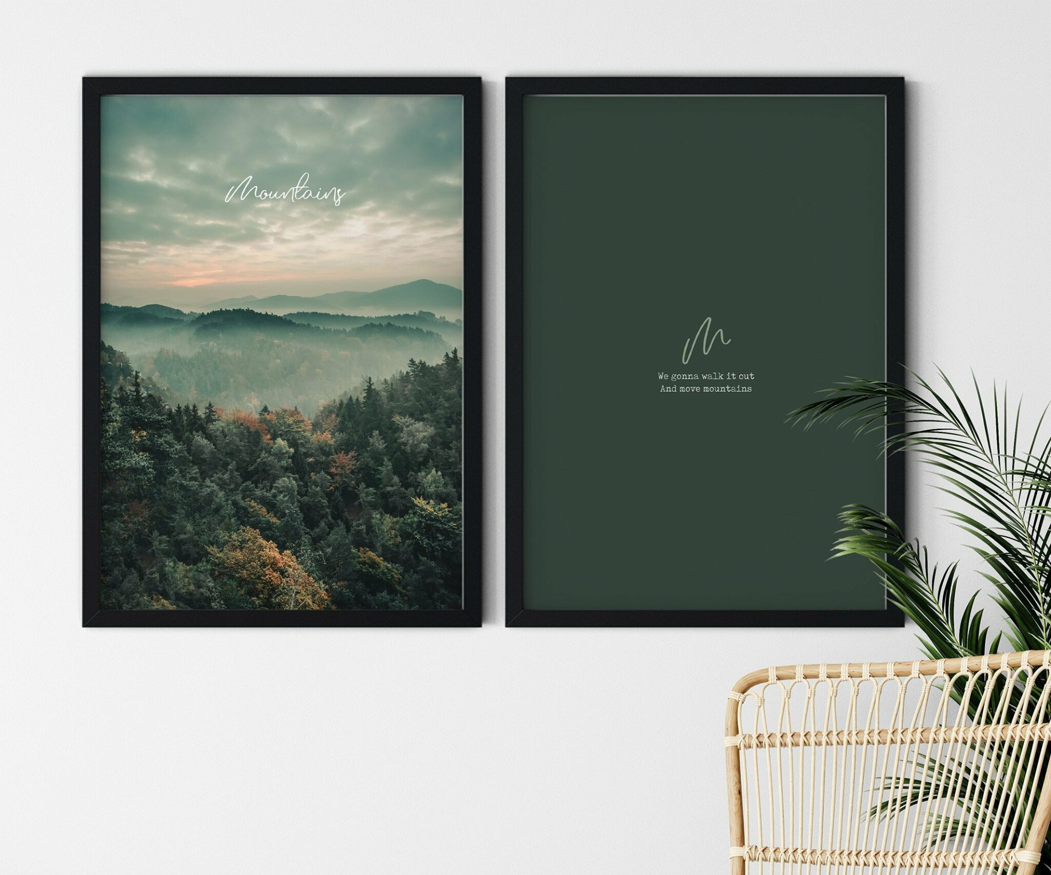 Mountains - זוג הדפסים
