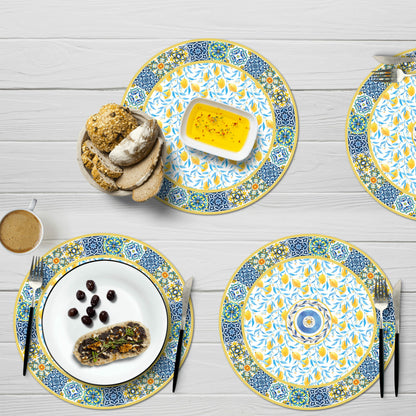 פלייסמט ויניל - עגול Sicily