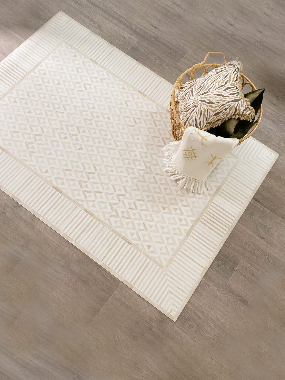 שטיח ויניל - דגם Moroccan Geometric Floor