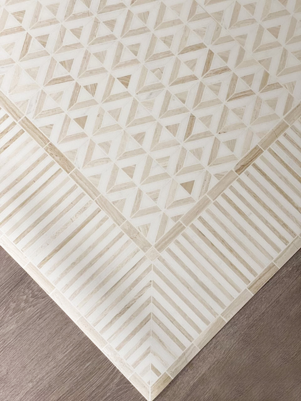 שטיח ויניל - דגם Moroccan Geometric Floor