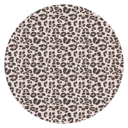 שטיח ויניל עגול - דגם מנומר