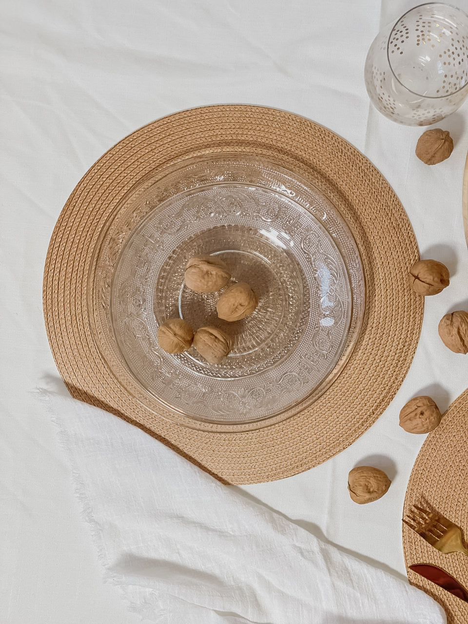 פלייסמט ויניל עגול - דגם Zen