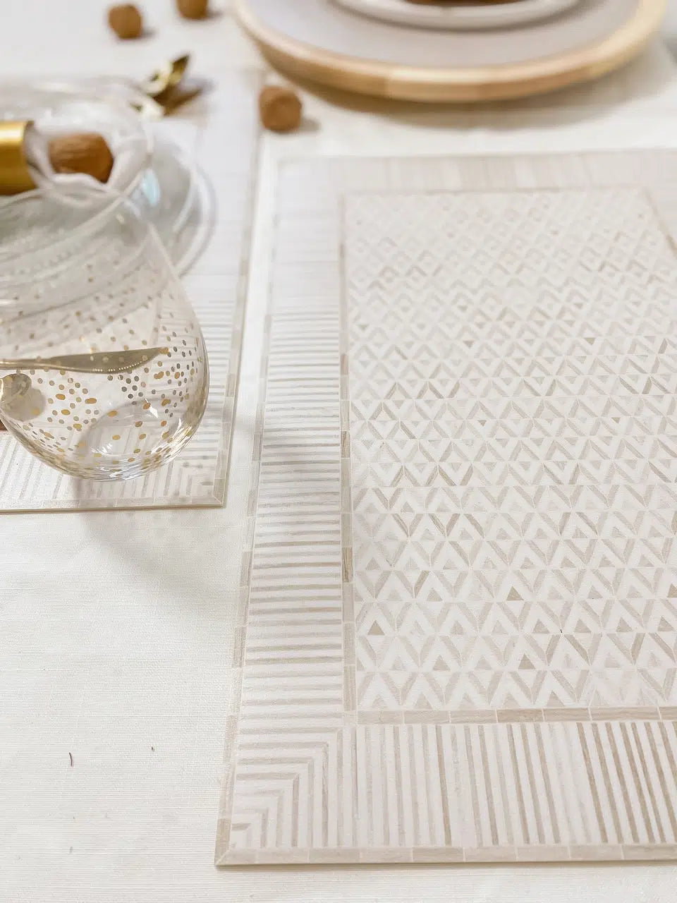 פלייסמט ויניל - דגם Moroccan geometric