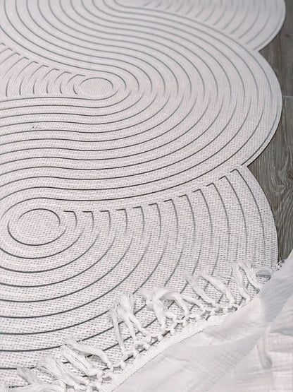 שטיח ויניל - דגם Zen gray