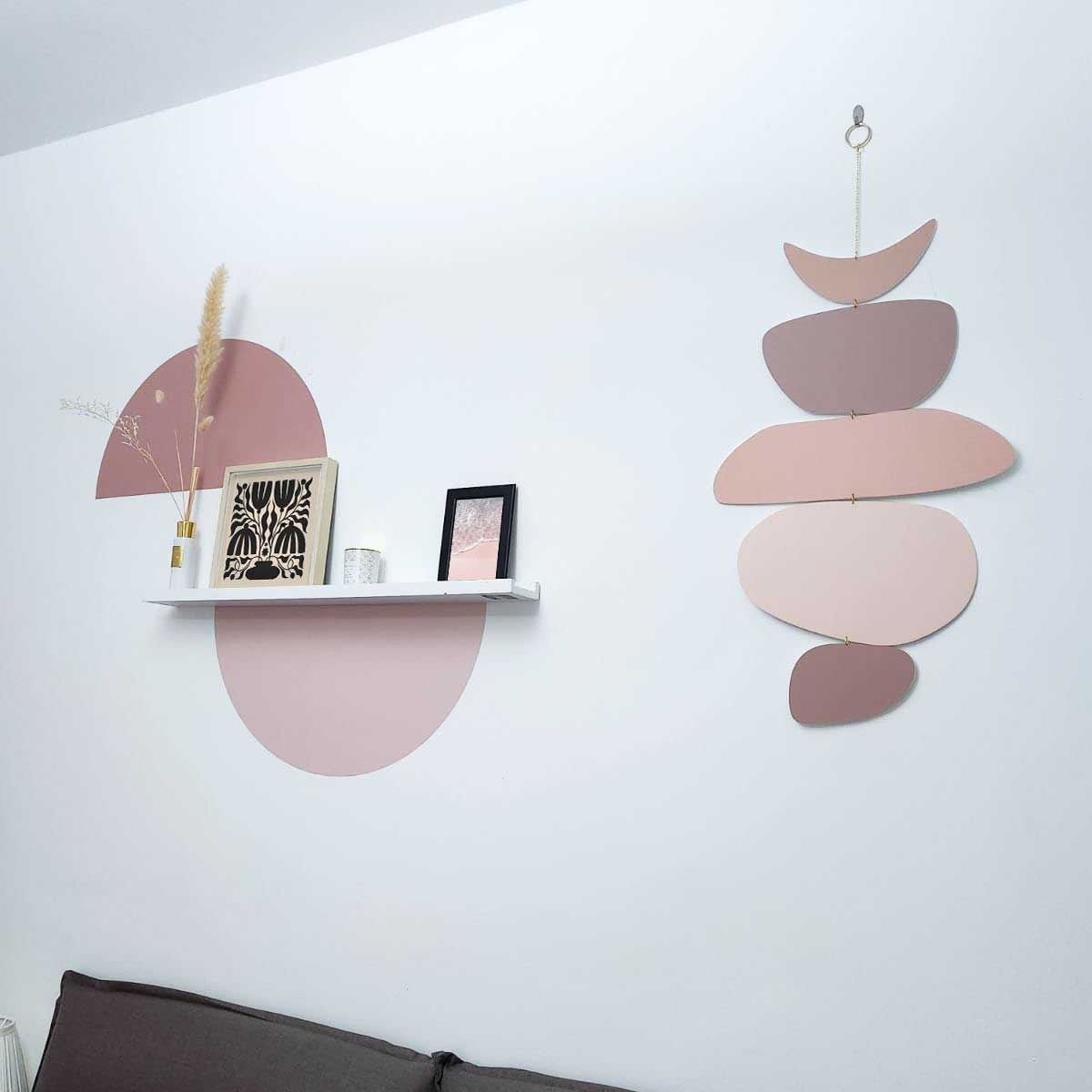 תכשיט קיר - בלאנס ורוד בלאש