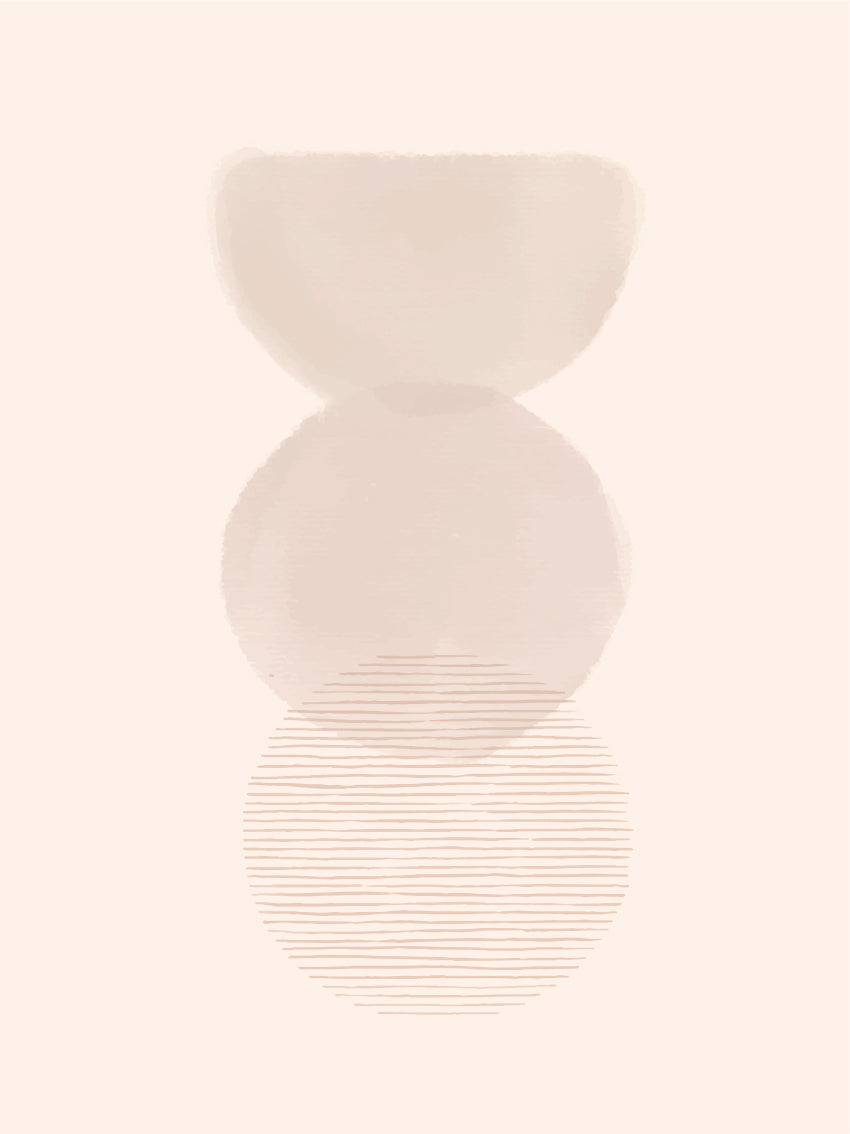 זוג הדפסים - Abstract Balance