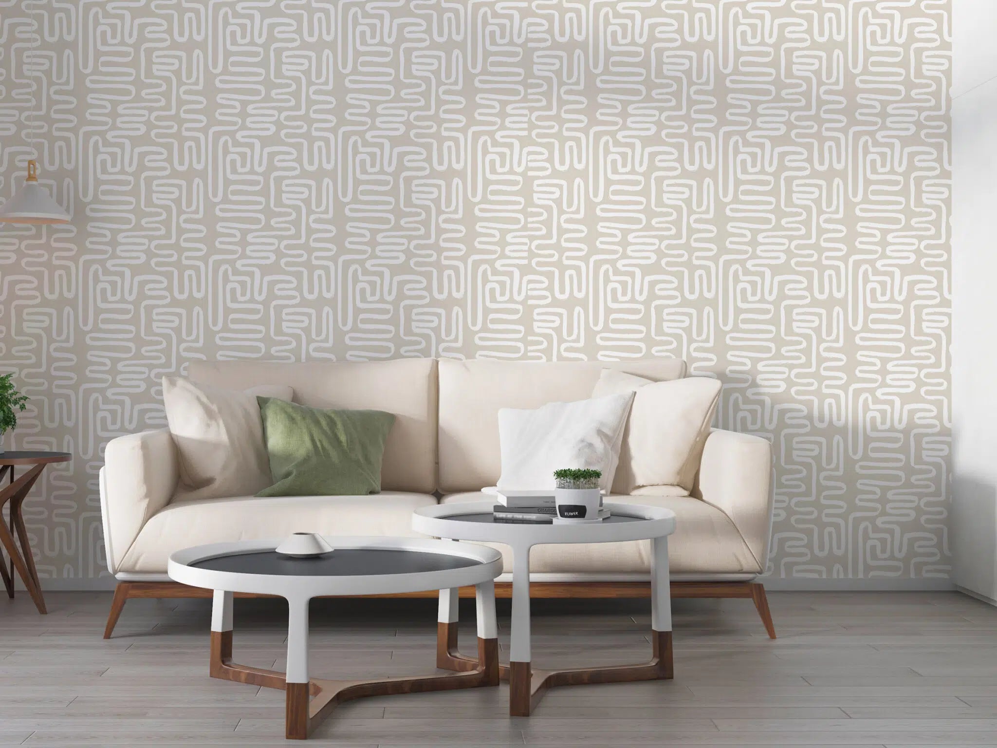 טפט לקיר - דגם  Boho Abstract