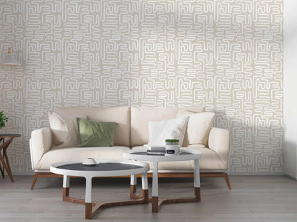 טפט לקיר - דגם  Boho Abstract