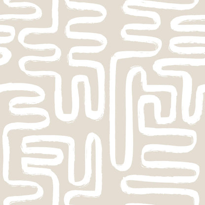 טפט לקיר - דגם  Boho Abstract