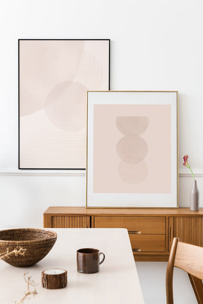 זוג פוסטרים - Abstract Balance