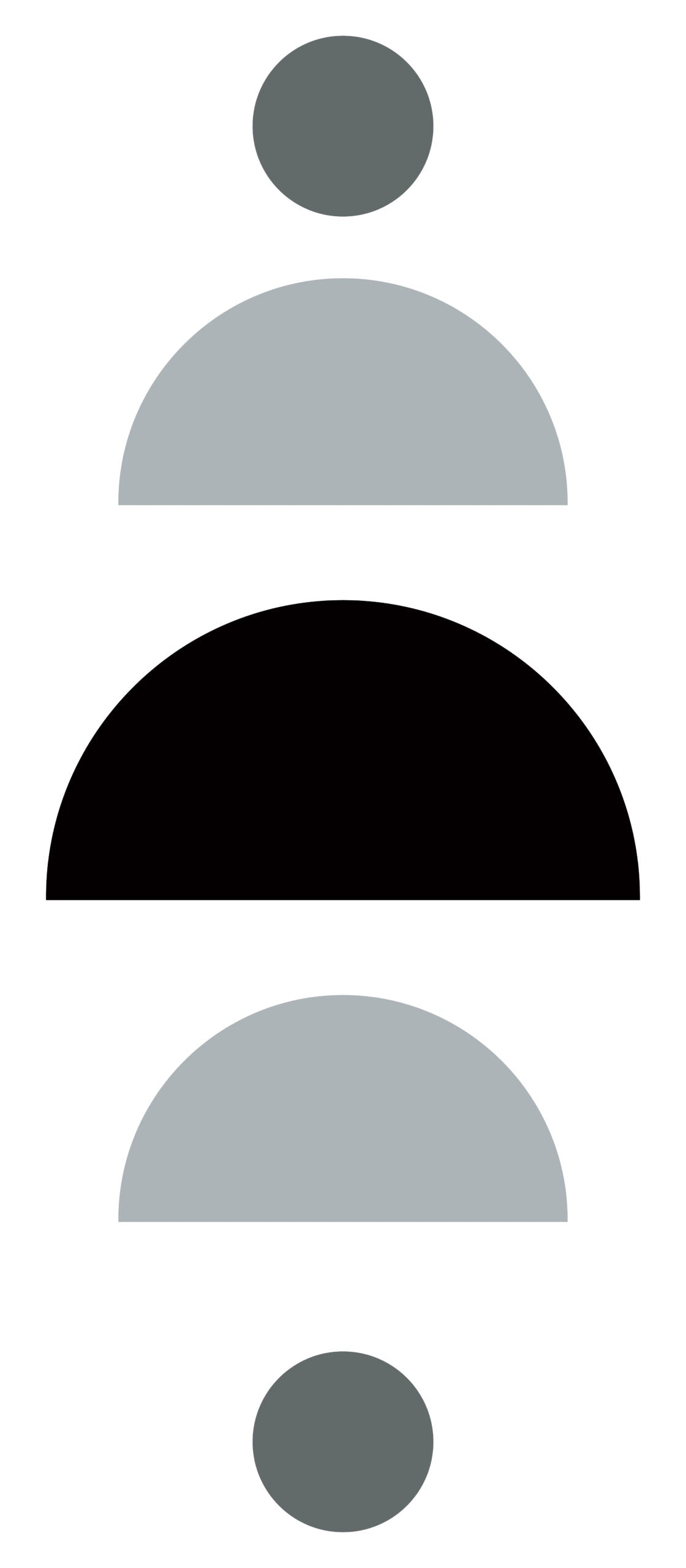 סט 5 מדבקות טפט צורני - מגוון צבעים - דגם בלאנס