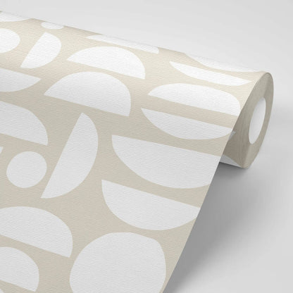 טפט לקיר - דגם  אבסטרקט בז'