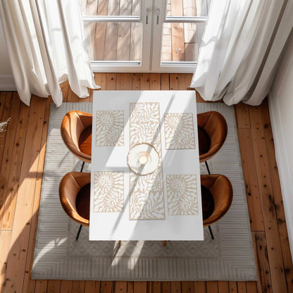 ראנר ויניל - דגם Beige leaf